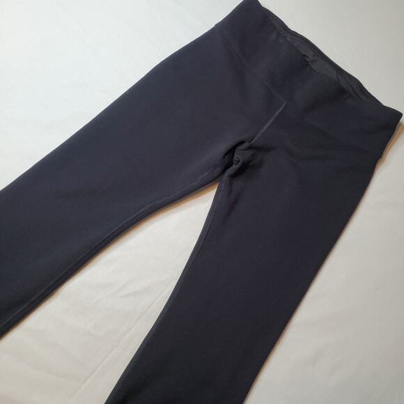 Athleta Womens Size XL Altitude Pant Polartec Fleece Lined Straight Black 486188 - Picture 1 of 9